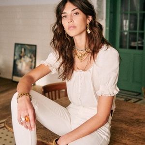 Sezane Frances blouse size 8